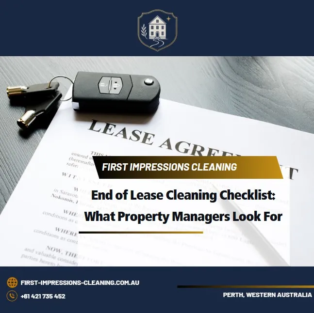 End of Lease Cleaning Checklist